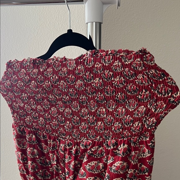 American Eagle Outfitters Red Floral Maxi Dress - Picture 4 of 4